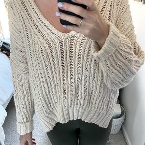 Free People Chunky Knit Sweater